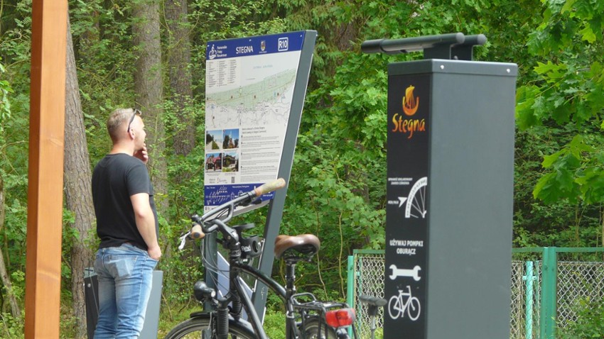 Gmina Stegna ma nowy odcinek asfaltowej trasy rowerowej a niebawem będą kolejne