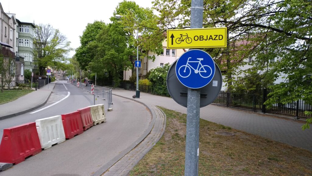 Przebudowa nadmorskiej trasy rowerowej w Sopocie