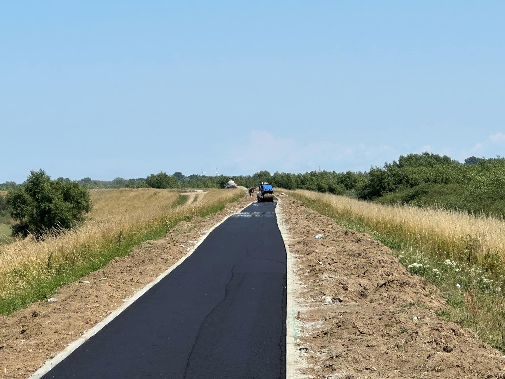 Trwają prace na EV9/ WTR w kierunku Tczewa