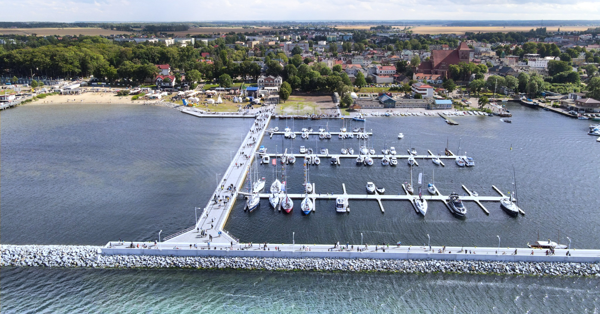 Otwarcie mariny w Pucku dla żeglarzy i mieszkańców