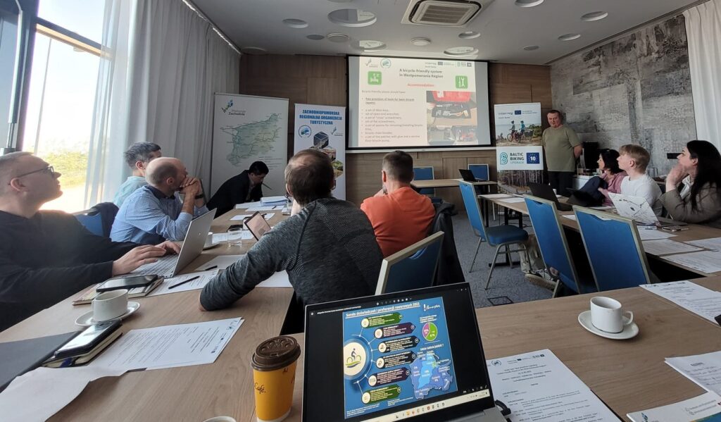 Wizyta studyjna partnerów i beneficjentów projektu „Baltic Biking UPGRADE (BBU)” Interreg South Baltic Programme w Mielnie