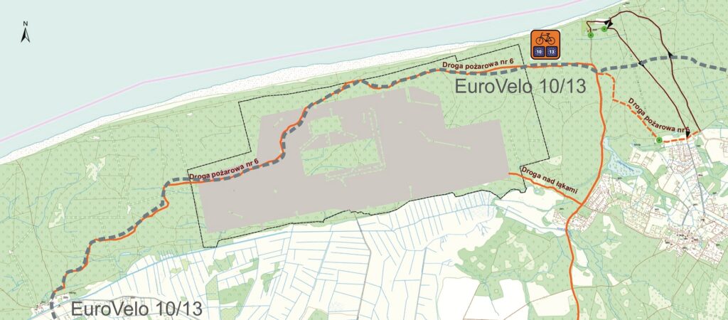 Wycinka drzew pod budowę elektrowni jądrowej na trasie EueroVelo 10/13