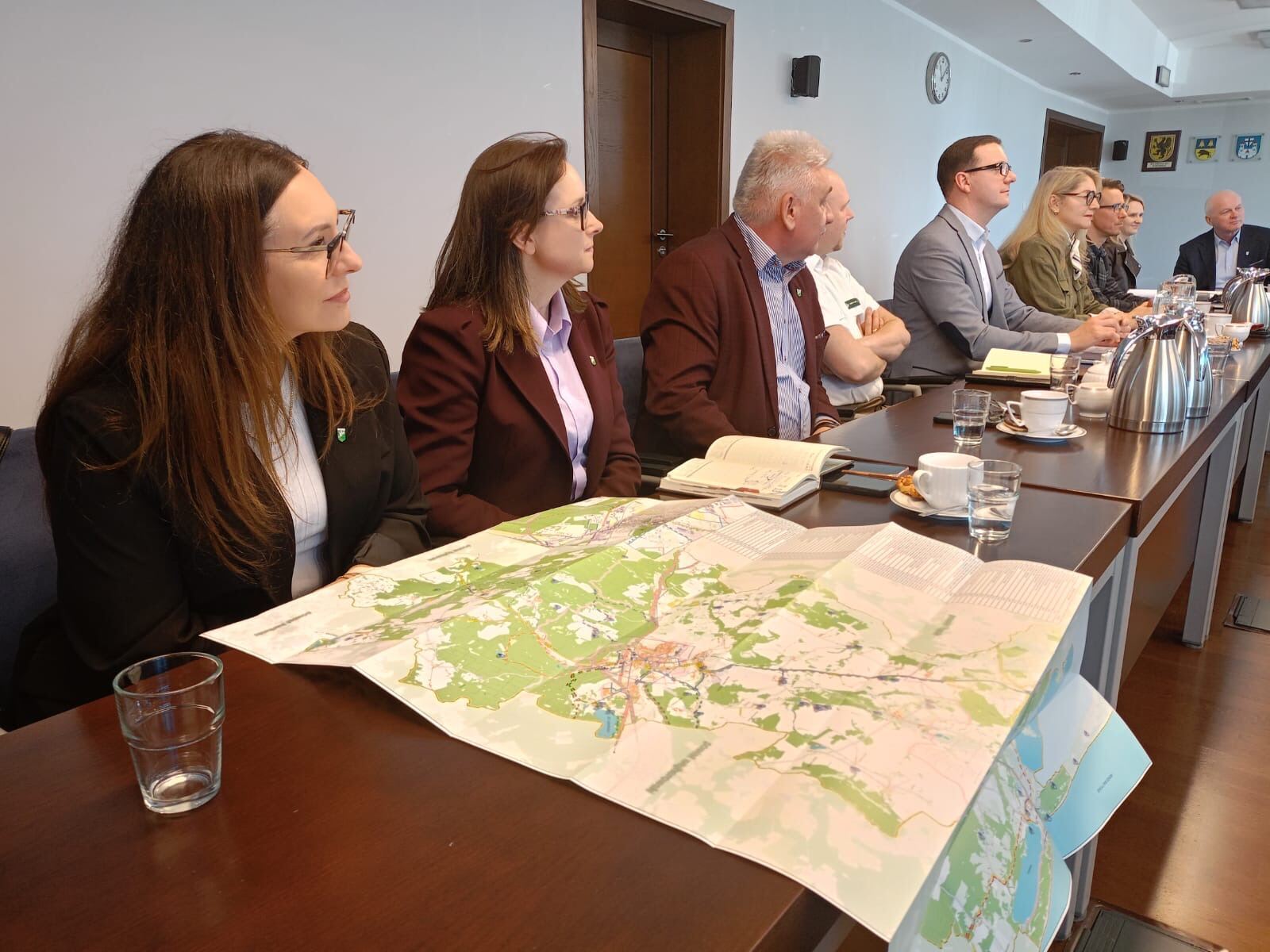 Spotkanie włodarzy w sprawie szlaku rowerowego Bytów–Łeba