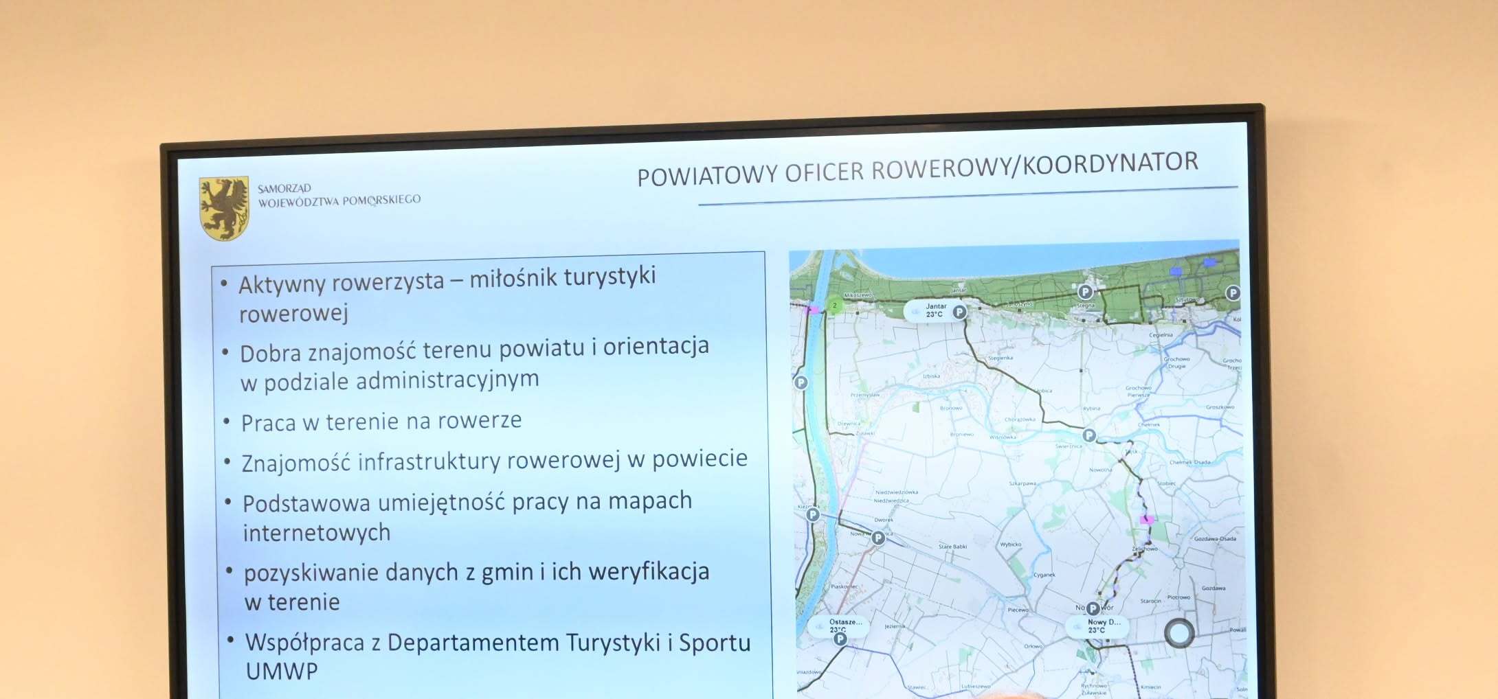 Rozwój infrastruktury rowerowej oraz wmocnienie współpracy w Powiecie Nowodworskim